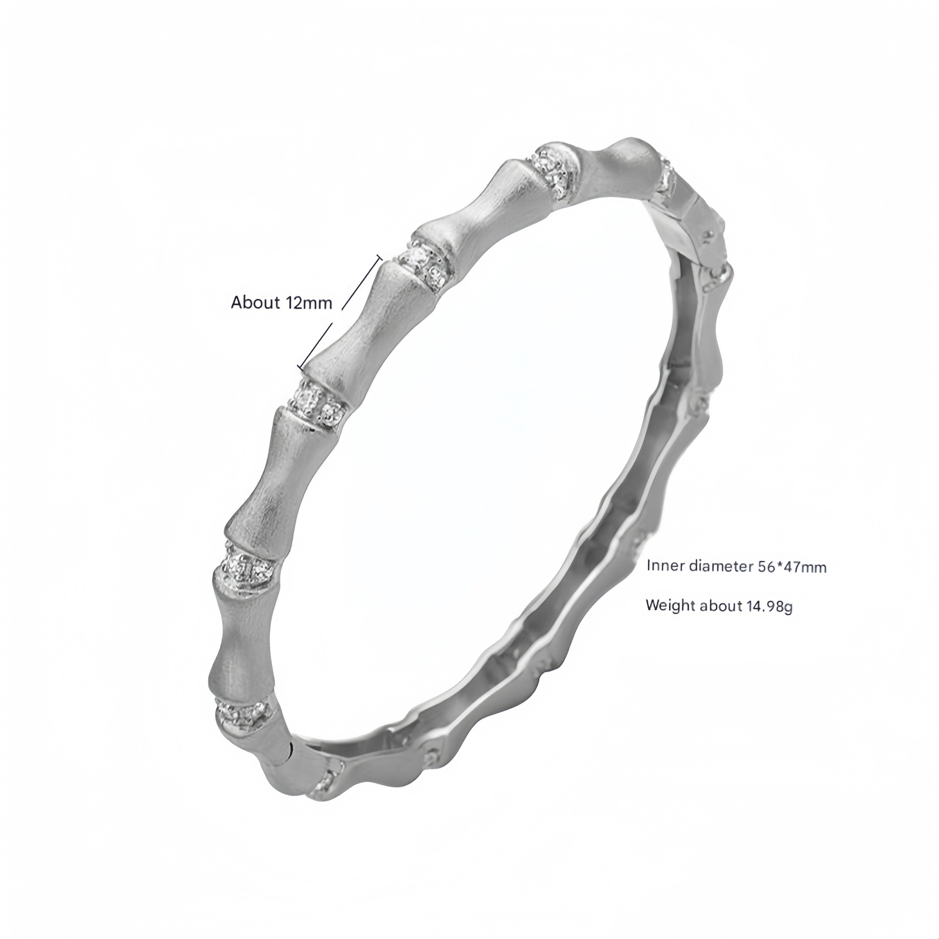Sterling Silver Bamboo Bracelet