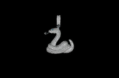 Sterling Silver Swan Necklace, Pink Stones, Elegant Pendant, Minimal Jewelry