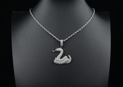 Sterling Silver Swan Necklace, Pink Stones, Elegant Pendant, Minimal Jewelry