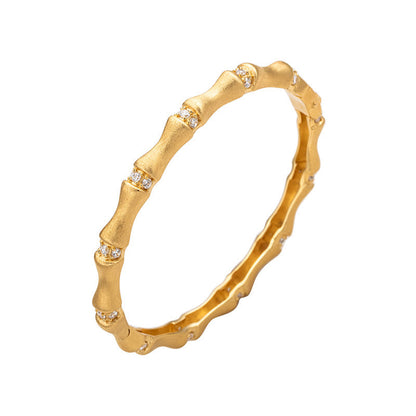 Sterling Silver Bamboo Bracelet