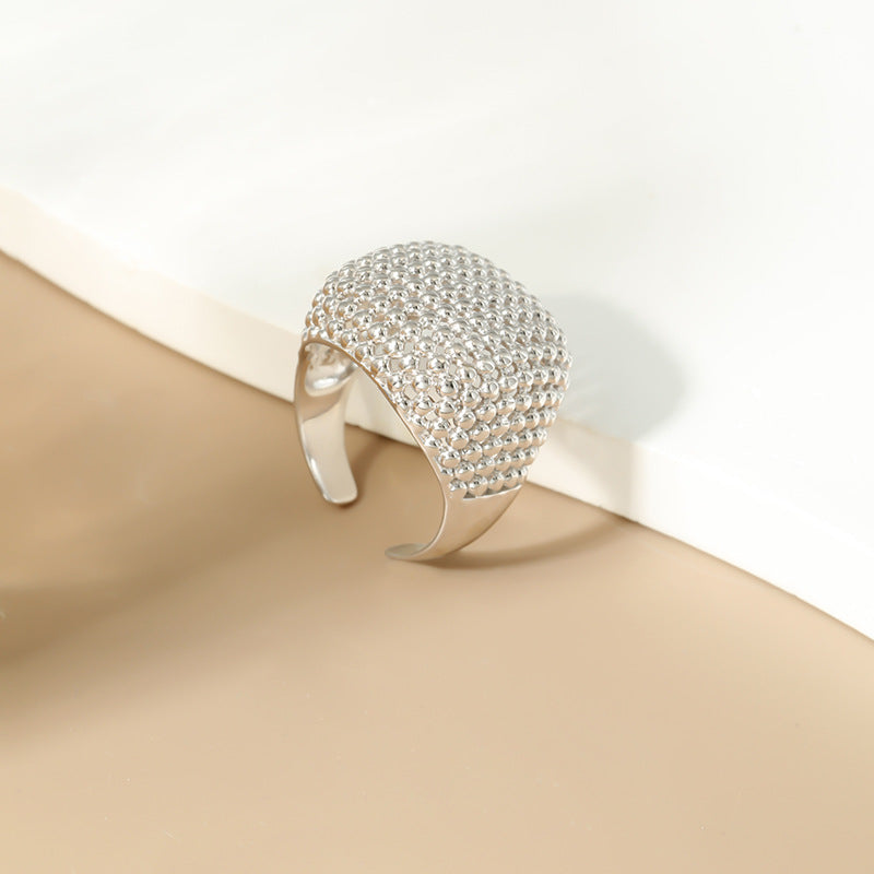 Sterling Silver Vintage Fashion Open Ring